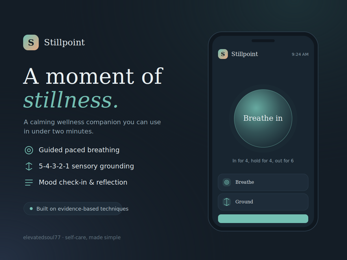 Stillpoint — Calm in Two Minutes
