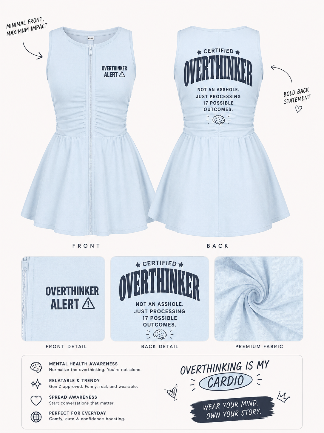 OVERTHINKER DRESS