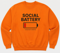 SOCIAL BATTERY SWEATSHIRT