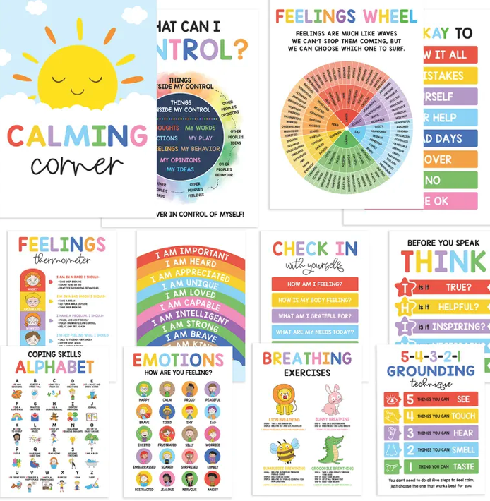 SEL Emotional Intelligence Posters